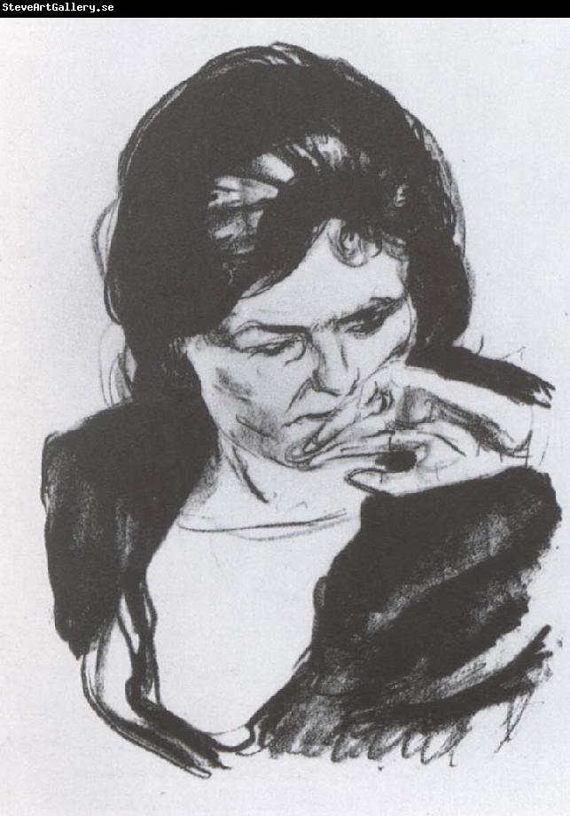 Edvard Munch Head of girl